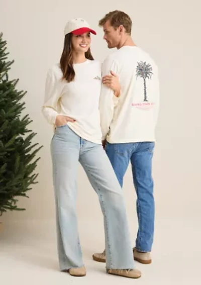 Sewing Down South x Crown & Ivy™ Cooper Long Sleeve Graphic T-Shirt