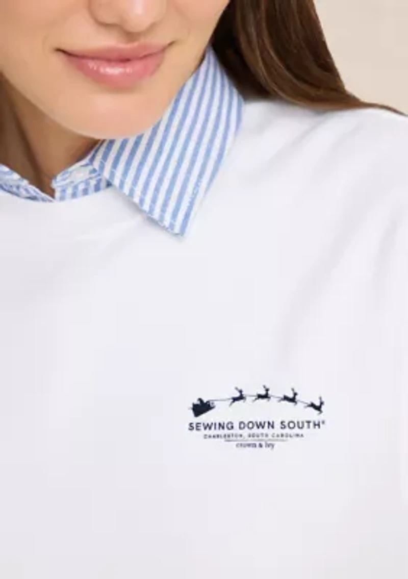 Sewing Down South x Crown & Ivy™ Sew Cozy Graphic Sweatshirt