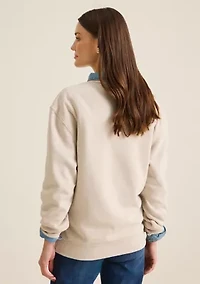 Sewing Down South x Crown & Ivy™ Sew Cozy Graphic Sweatshirt