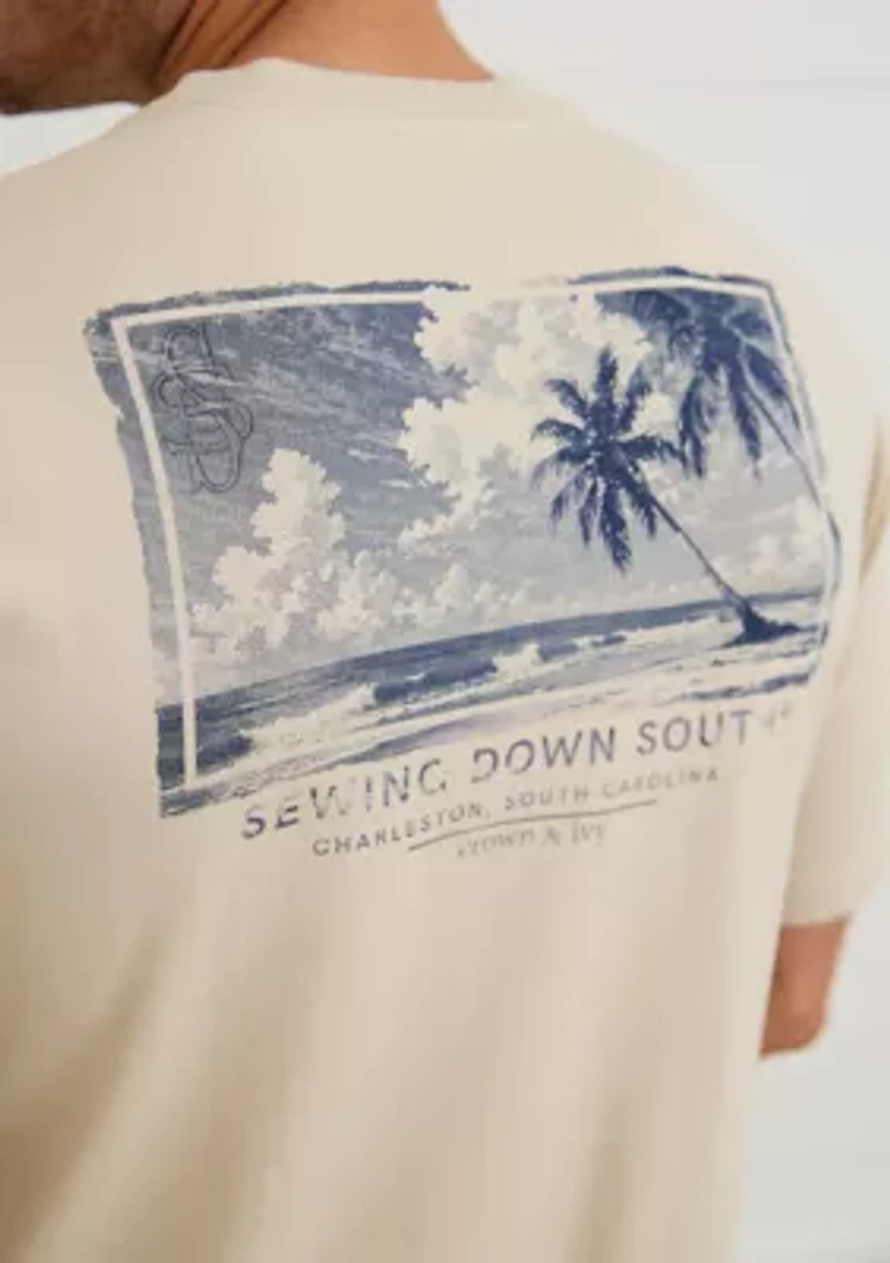 Sewing Down South x Crown & Ivy™ Cooper Short Sleeve Graphic T-Shirt