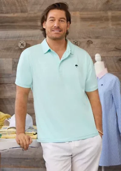 Sewing Down South x Crown & Ivy™ Wentworth Solid Short Sleeve Performance Polo Shirt