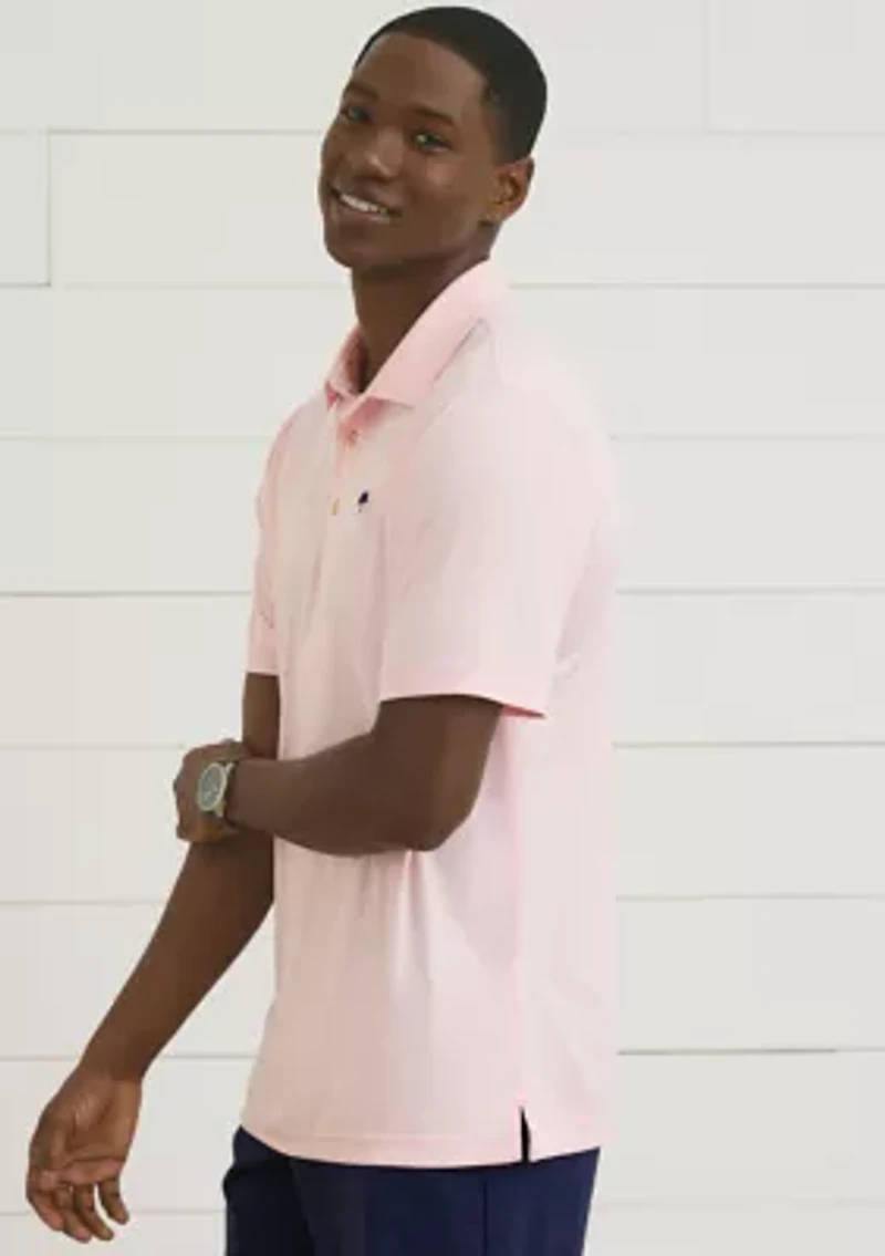 Sewing Down South x Crown & Ivy™ Wentworth Solid Short Sleeve Performance Polo Shirt