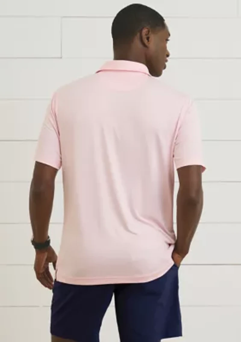 Sewing Down South x Crown & Ivy™ Wentworth Solid Short Sleeve Performance Polo Shirt