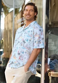 Sewing Down South x Crown & Ivy™ Freddie Short Sleeve Button Front Shirt