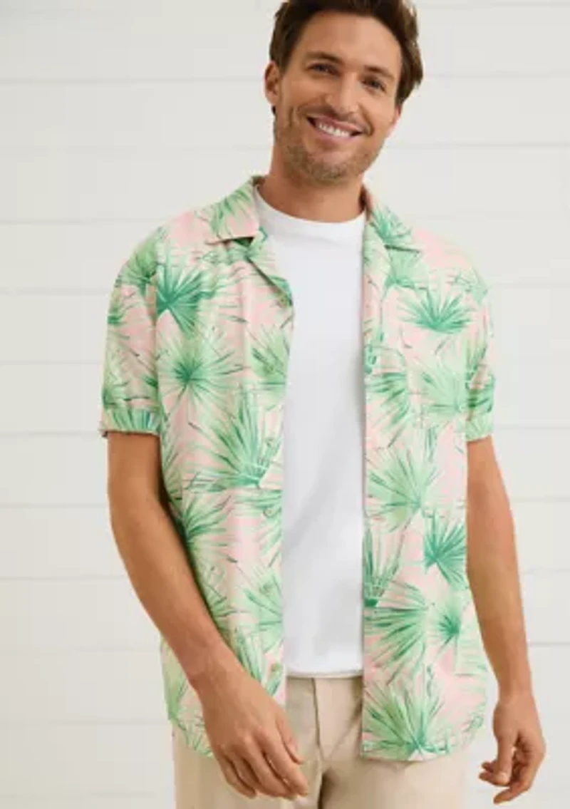 Sewing Down South x Crown & Ivy™ Freddie Short Sleeve Button Front Shirt