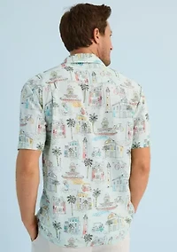 Sewing Down South x Crown & Ivy™ Freddie Short Sleeve Button Front Shirt