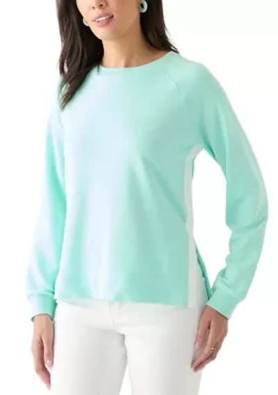 Women's Side Slit Sweeper Top