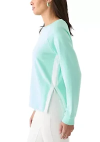 Women's Side Slit Sweeper Top