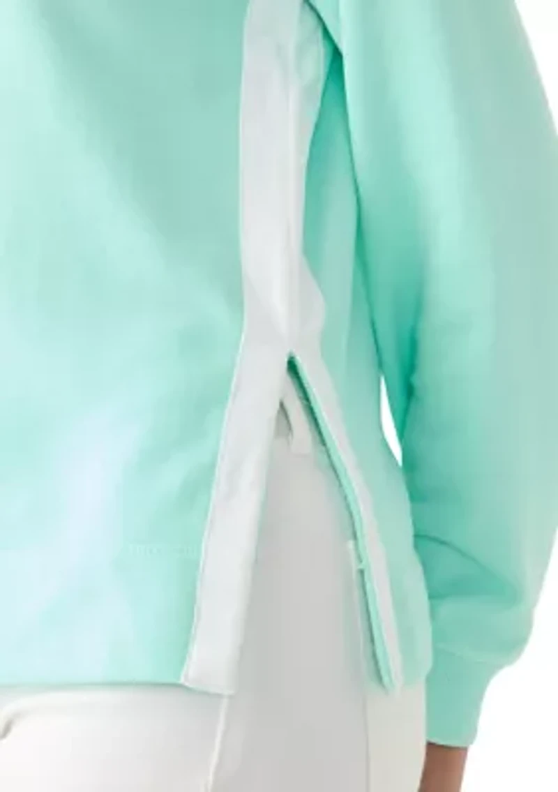 Women's Side Slit Sweeper Top