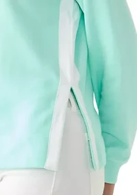 Women's Side Slit Sweeper Top