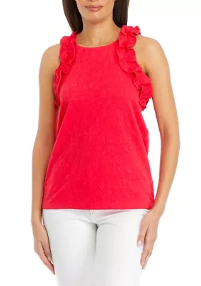 Women's Ruffle Accented Top