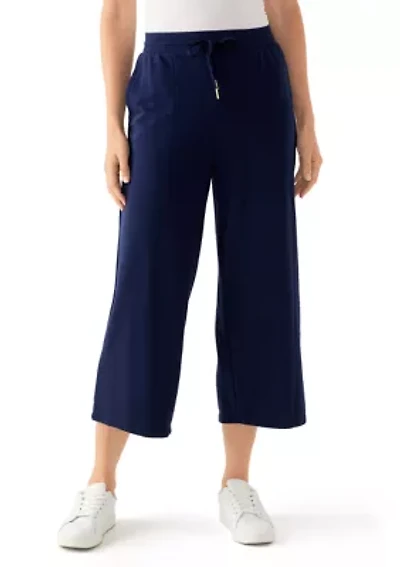 Women's Cropped Terry Pants