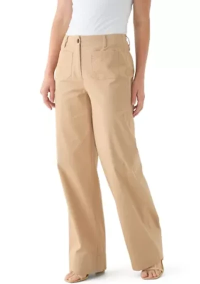 Women's Wide Leg Chino Pants