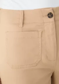 Women's Wide Leg Chino Pants