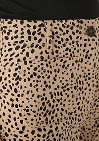 Women's Wide Leg Printed Chino Pants