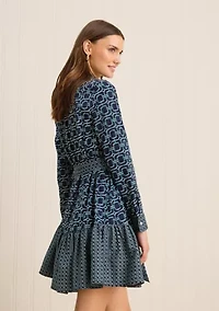 Sewing Down South x Crown & Ivy™ Long Sleeve Dress with Sash