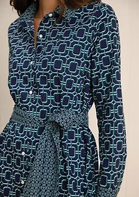 Sewing Down South x Crown & Ivy™ Long Sleeve Dress with Sash