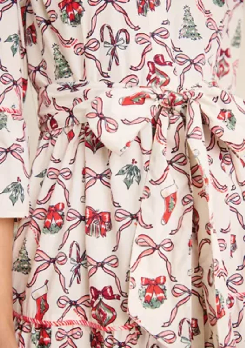 Sewing Down South x Crown & Ivy™ Long Sleeve Maxi Dress with Sash