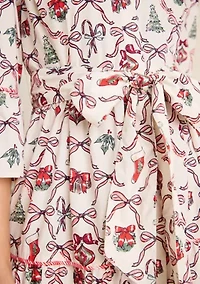 Sewing Down South x Crown & Ivy™ Long Sleeve Maxi Dress with Sash