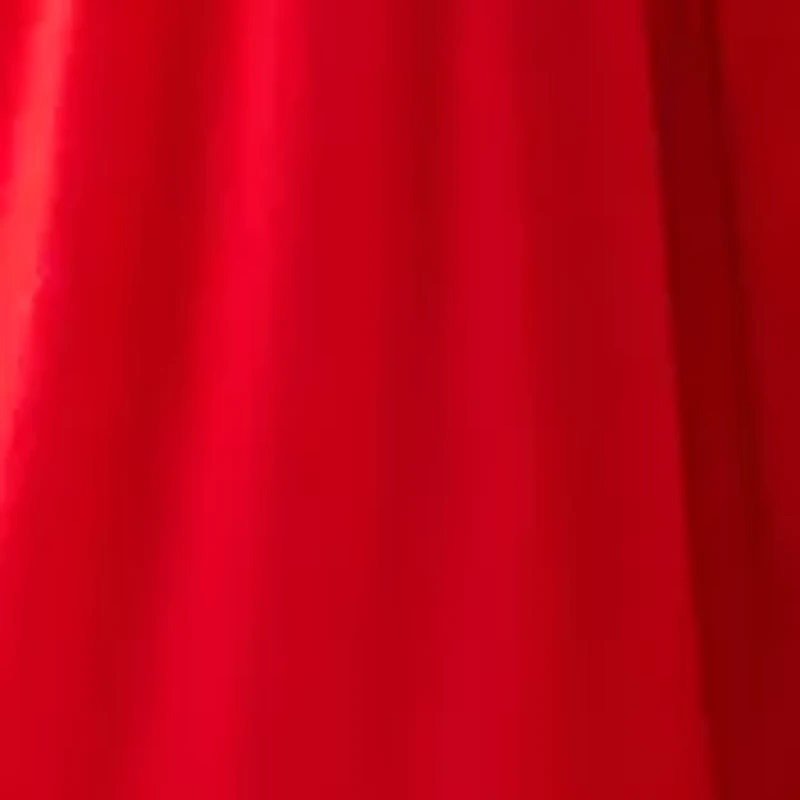 Women's Long Sleeve Scallop Trim Shirt Dress