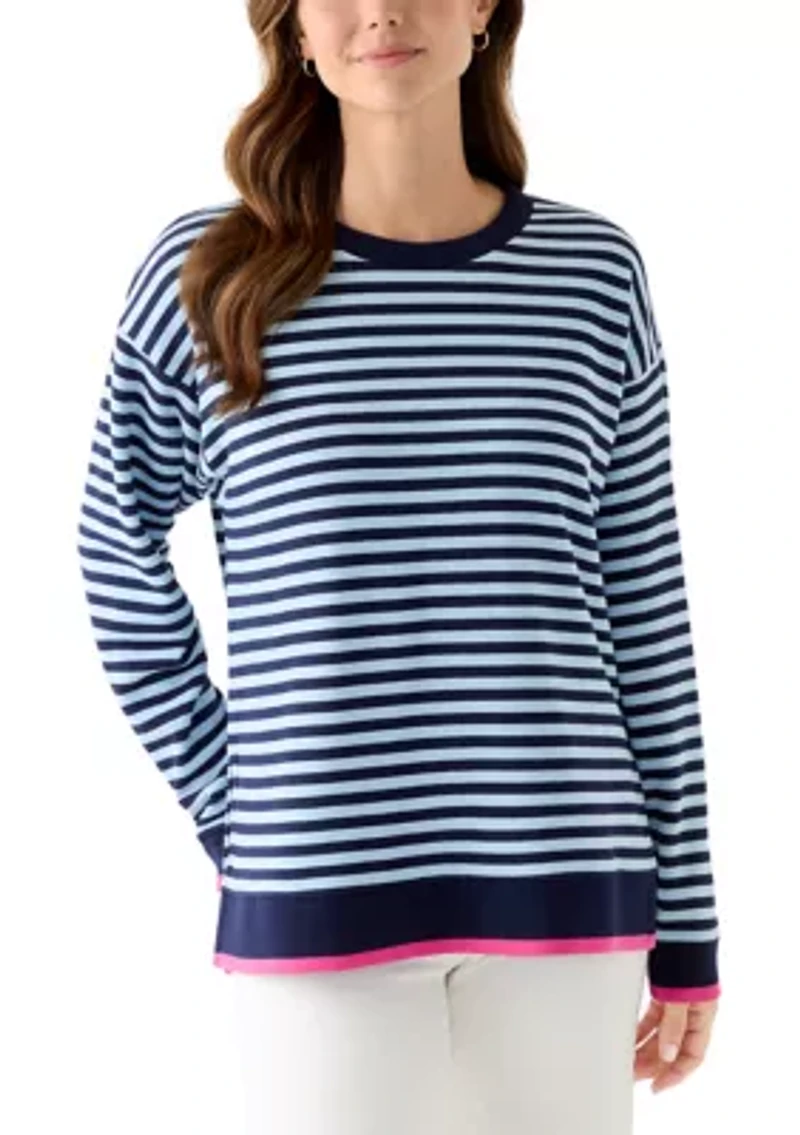 Women's Long Sleeve Striped Top