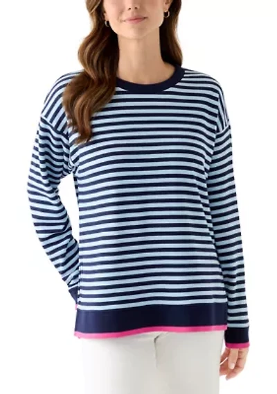 Women's Long Sleeve Striped Top