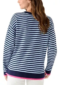 Women's Long Sleeve Striped Top
