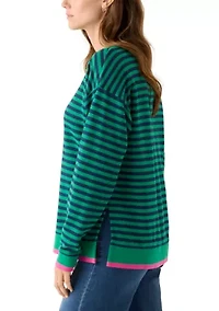 Women's Long Sleeve Striped Top