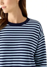 Women's Long Sleeve Striped Top