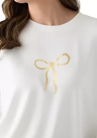 Women's Long Sleeve Embellished Sweatshirt