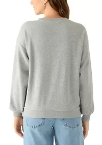 Women's Jewel Embellished Sweatshirt