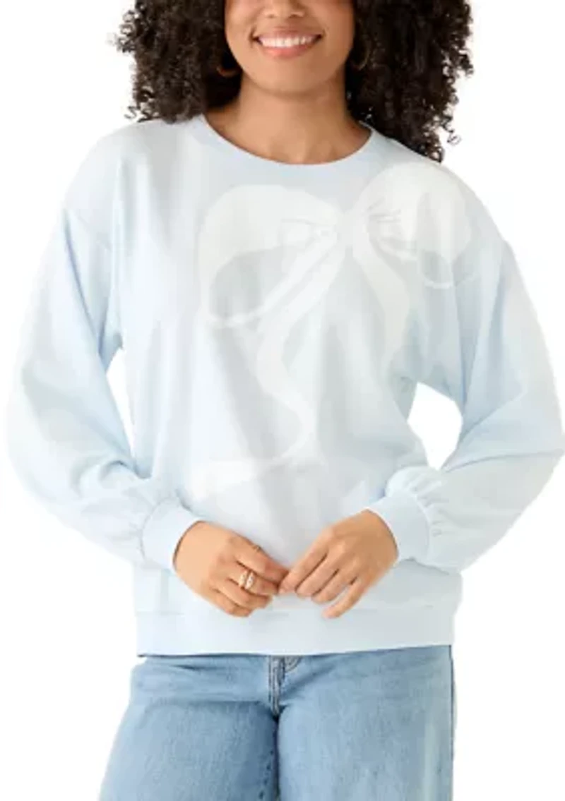 Women's Long Sleeve Graphic Sweeper Sweatshirt