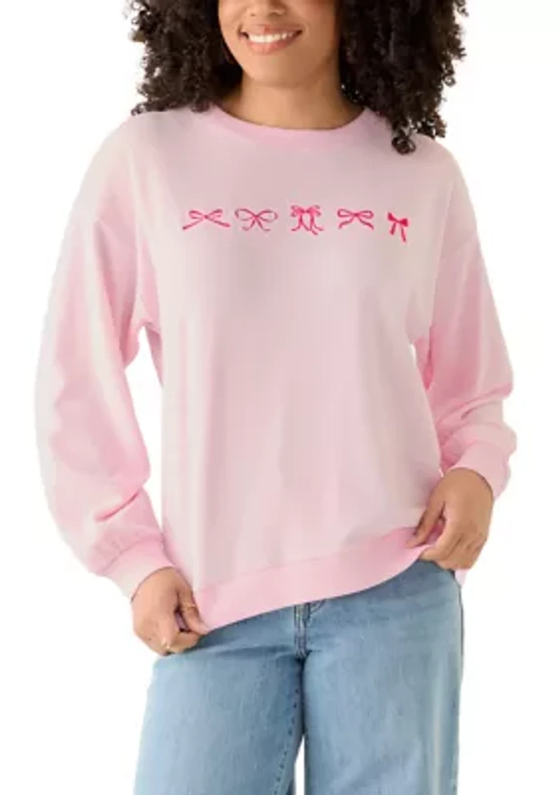 Women's Long Sleeve Graphic Sweater