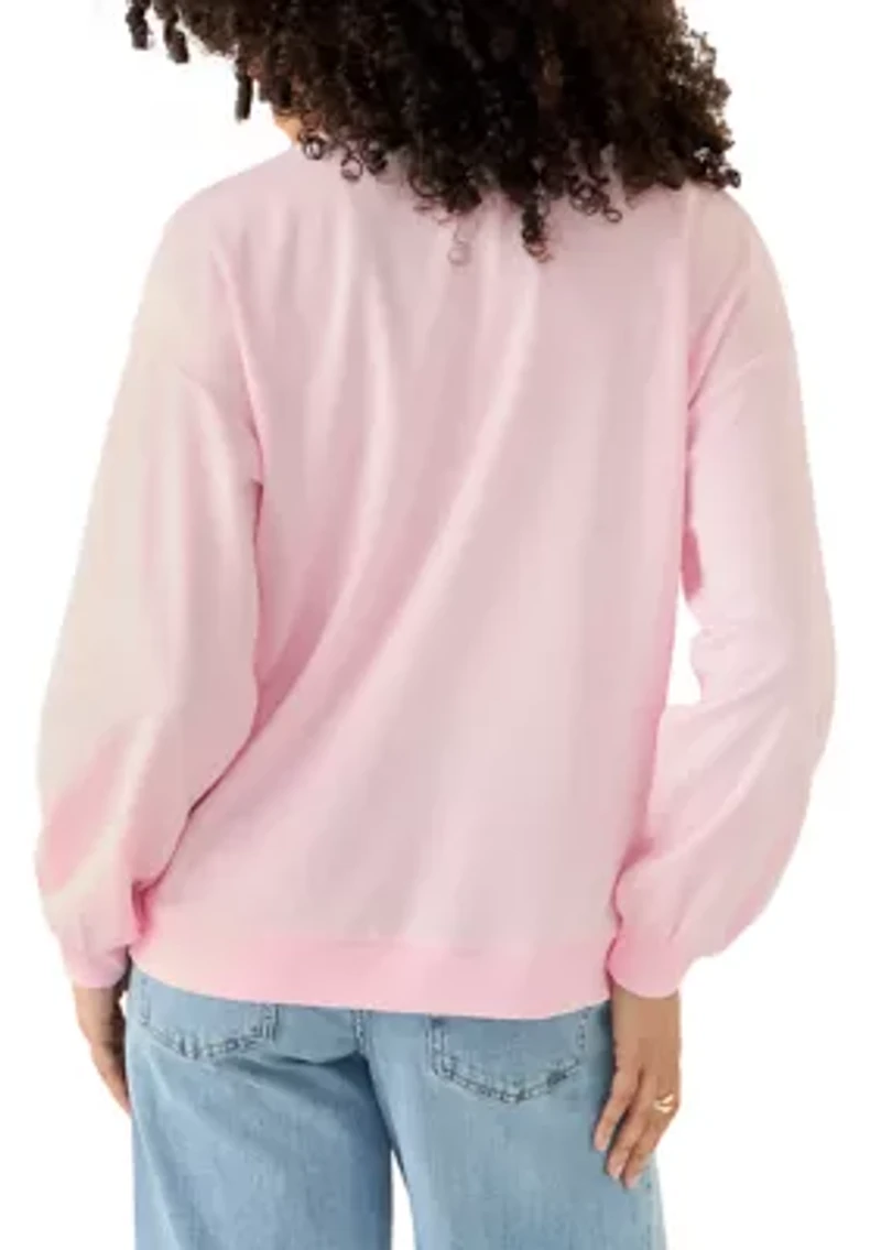 Women's Long Sleeve Graphic Sweater