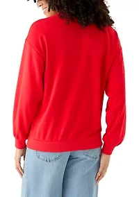 Women's Long Sleeve Graphic Sweater