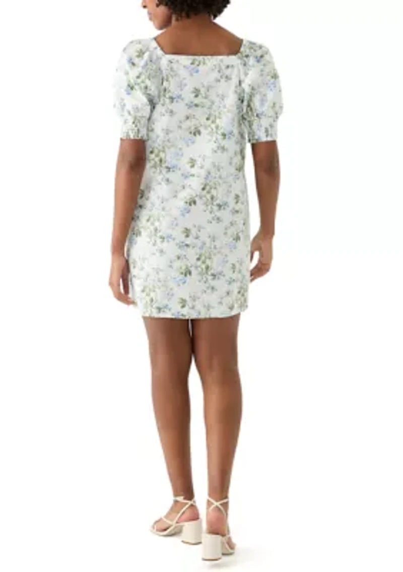 Women's Floral Printed Shift Dress