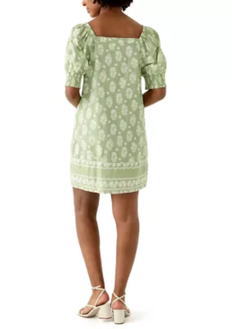 Women's Floral Printed Shift Dress