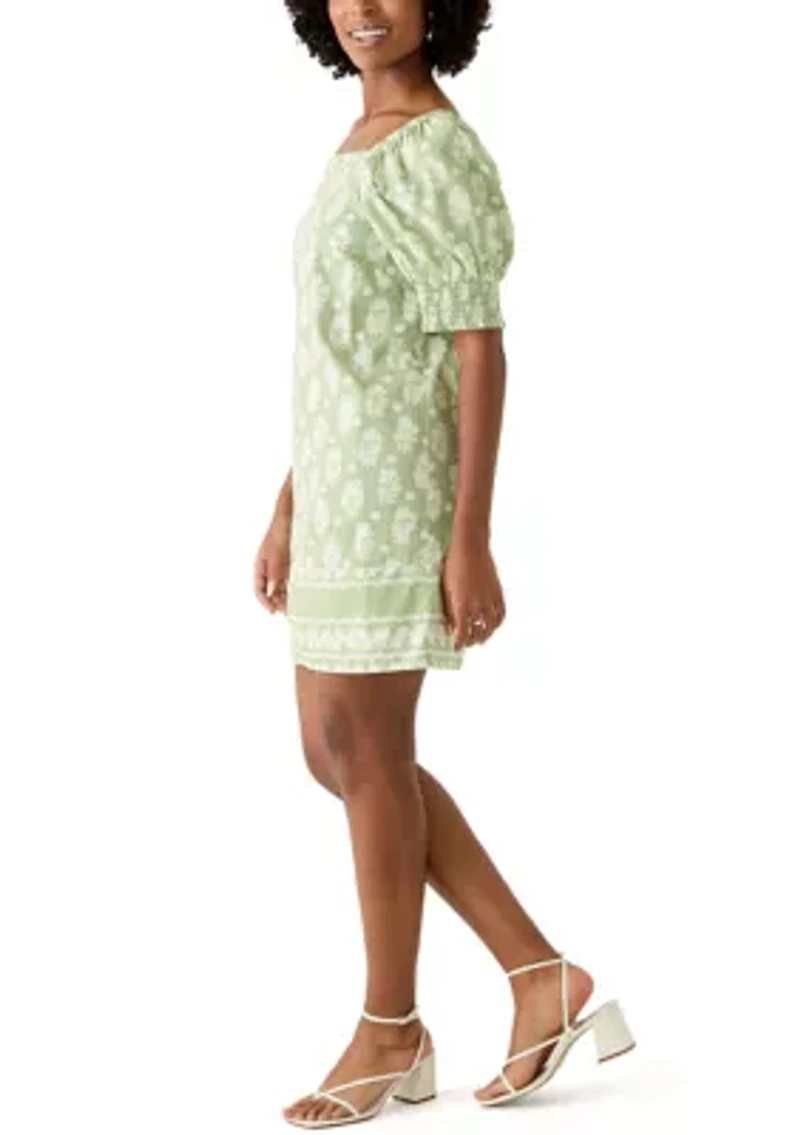 Women's Floral Printed Shift Dress