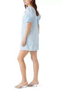 Women's Floral Printed Shift Dress