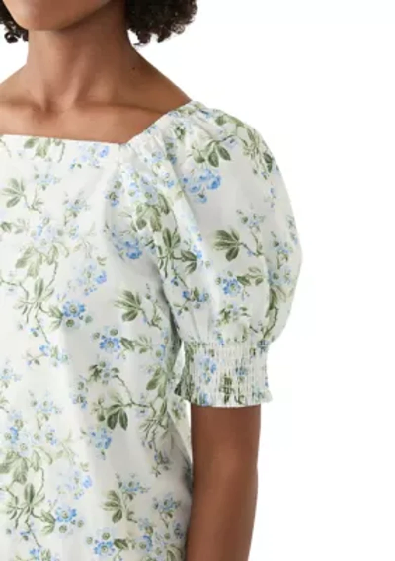 Women's Floral Printed Shift Dress