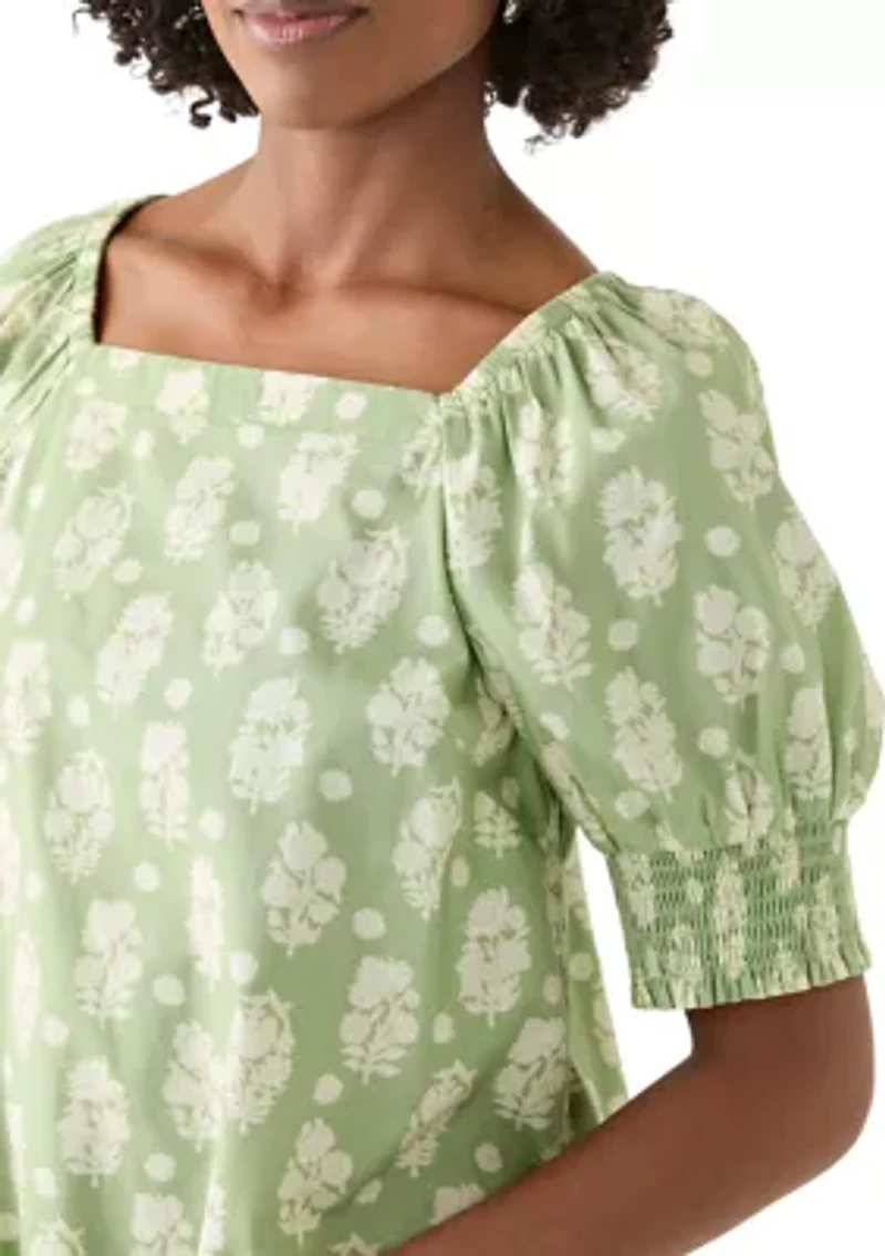 Women's Floral Printed Shift Dress