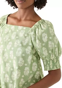 Women's Floral Printed Shift Dress