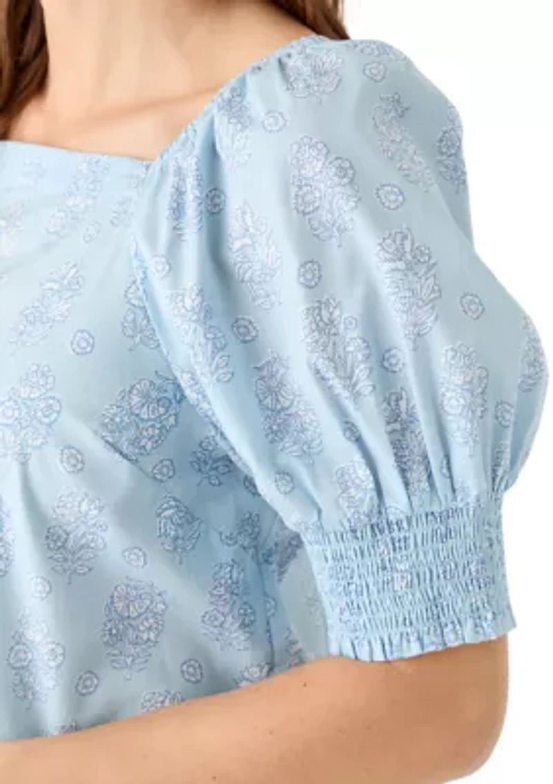 Women's Floral Printed Shift Dress