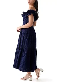 Women's Off the Shoulder Midi Dress
