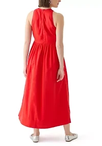Women's Sleeveless Linen Blend Tank Dress