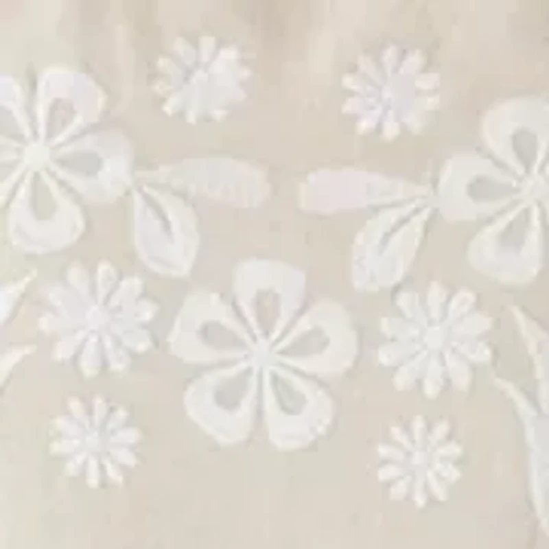 Women's Sleeveless Linen Tank Embroidered Dress