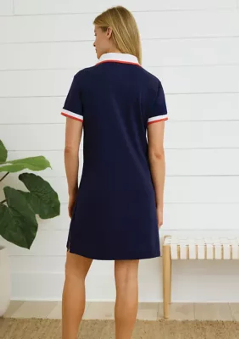 Sewing Down South x Crown & Ivy™ Marion Short Sleeve Polo Dress