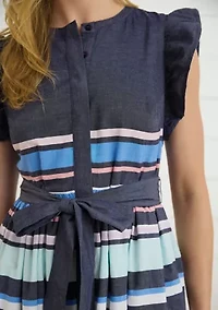 Sewing Down South x Crown & Ivy™ Wright Short Sleeve Maxi Dress with Sash