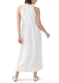 Women's Sleeveless Linen Blend Tank Dress