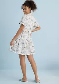 Sewing Down South x Crown & Ivy™ Mere Short Sleeve Printed Dress